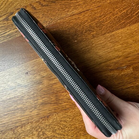 Prada Floral Continental Zip Around Wallet - Picture 10 of 12